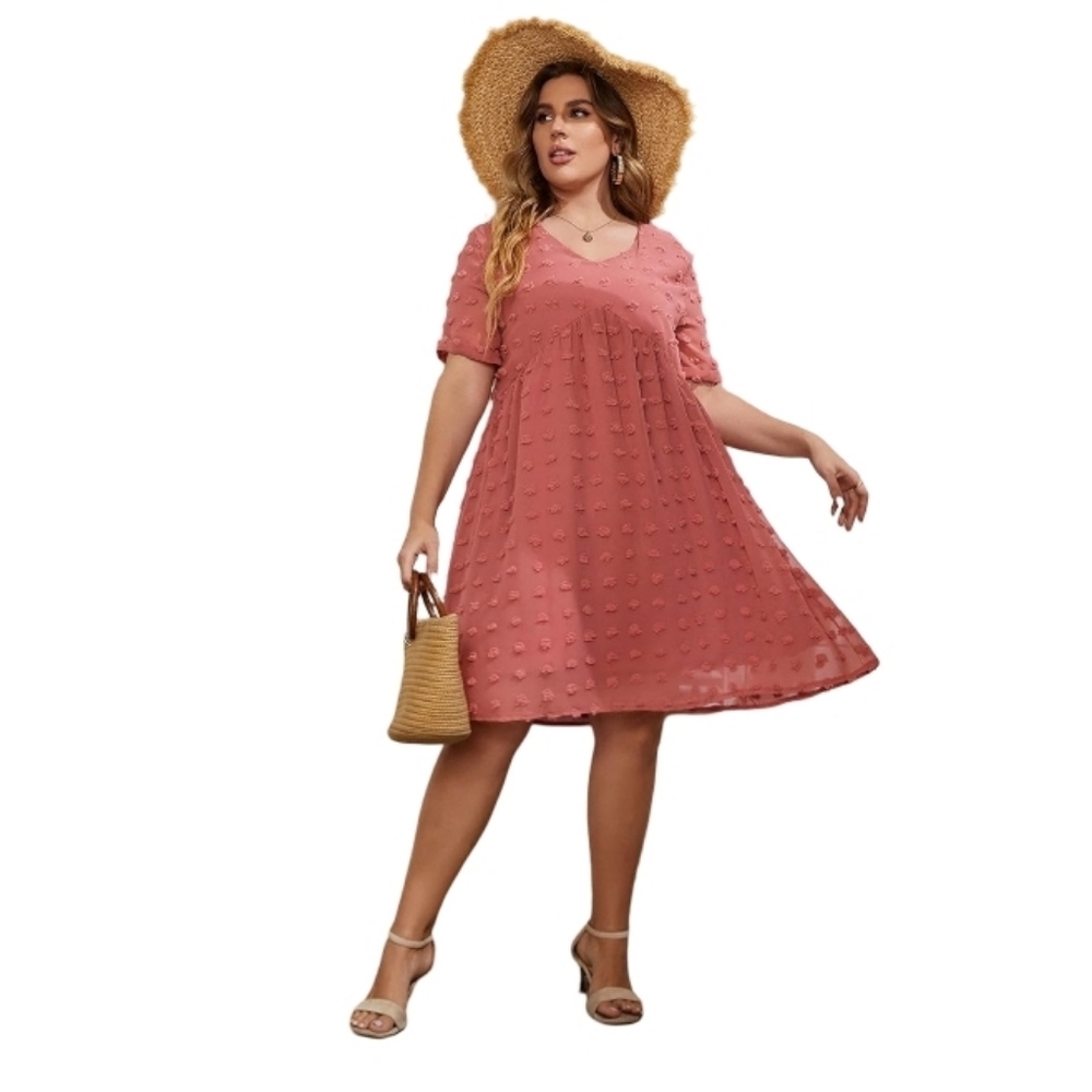 HBEYYTO 3XL Summer Mini Dress – Mint, White, Mauve, Baby Blue